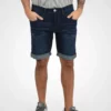 Indicode Jeans Idquentin - Shorts Vaqueros - Dark Blue