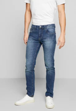 Indicode Jeans Tony - Vaqueros Slim Fit - Mid Indigo