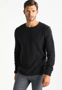 Indicode Jeans Kristan - Jersey De Punto - Black