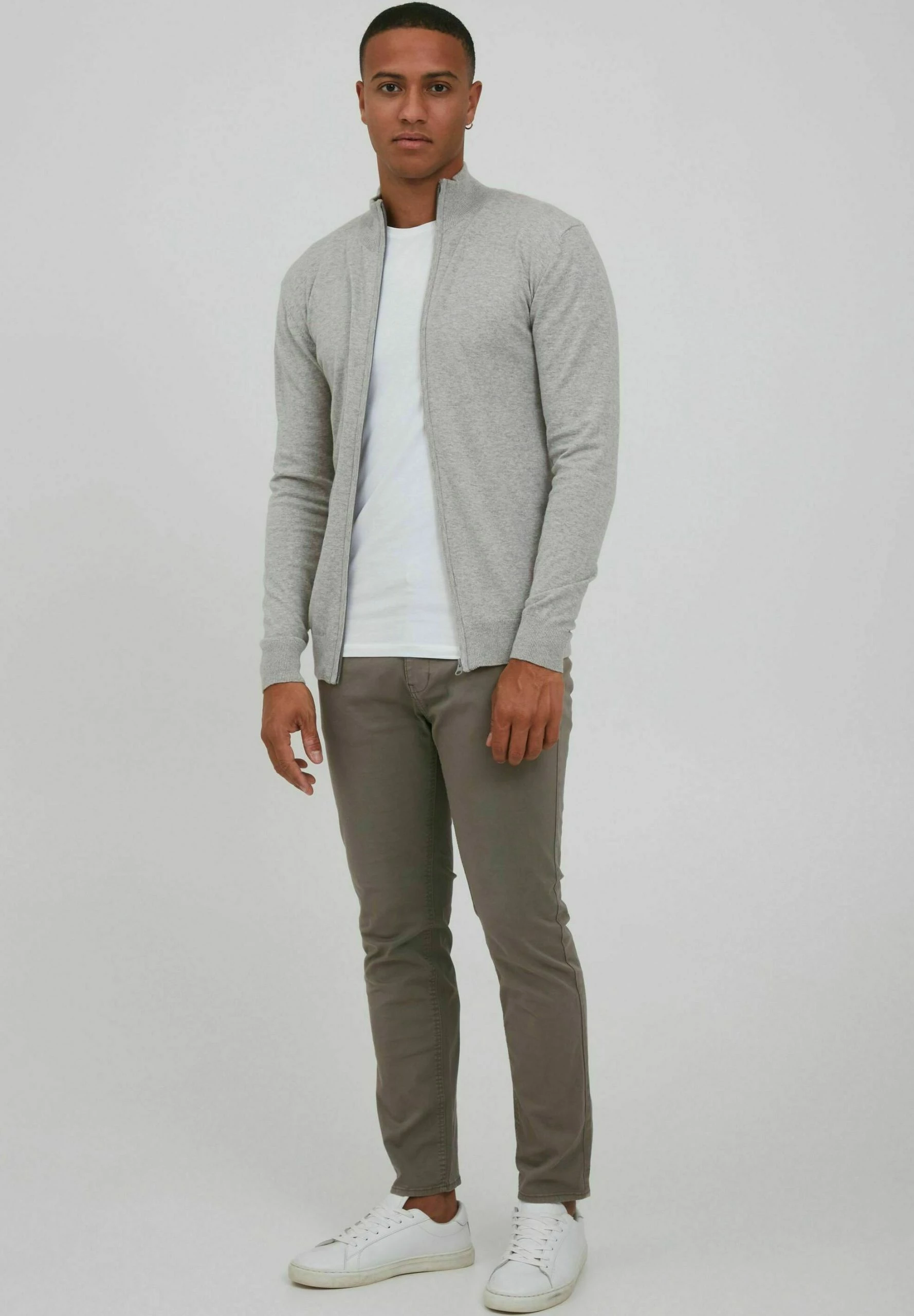 Indicode Jeans Idbadi - Chaqueta De Punto - Grey Mix 2 Indicode Jeans Idbadi - Chaqueta De Punto - Grey Mix - Imagen 2