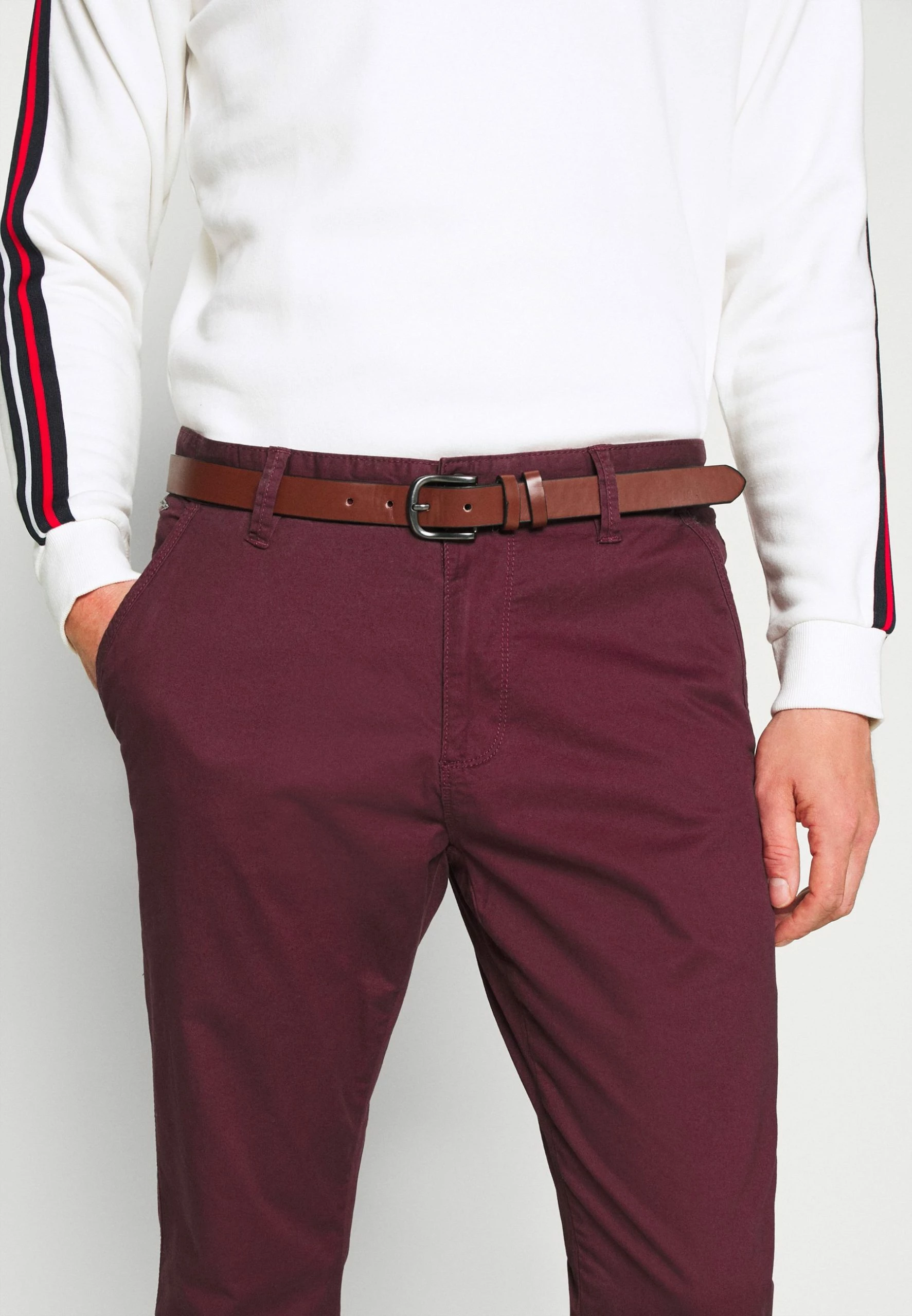 Indicode Jeans Gover - Pantalones Chinos - Zinfandel 6 Indicode Jeans Gover - Pantalones Chinos - Zinfandel - Imagen 6