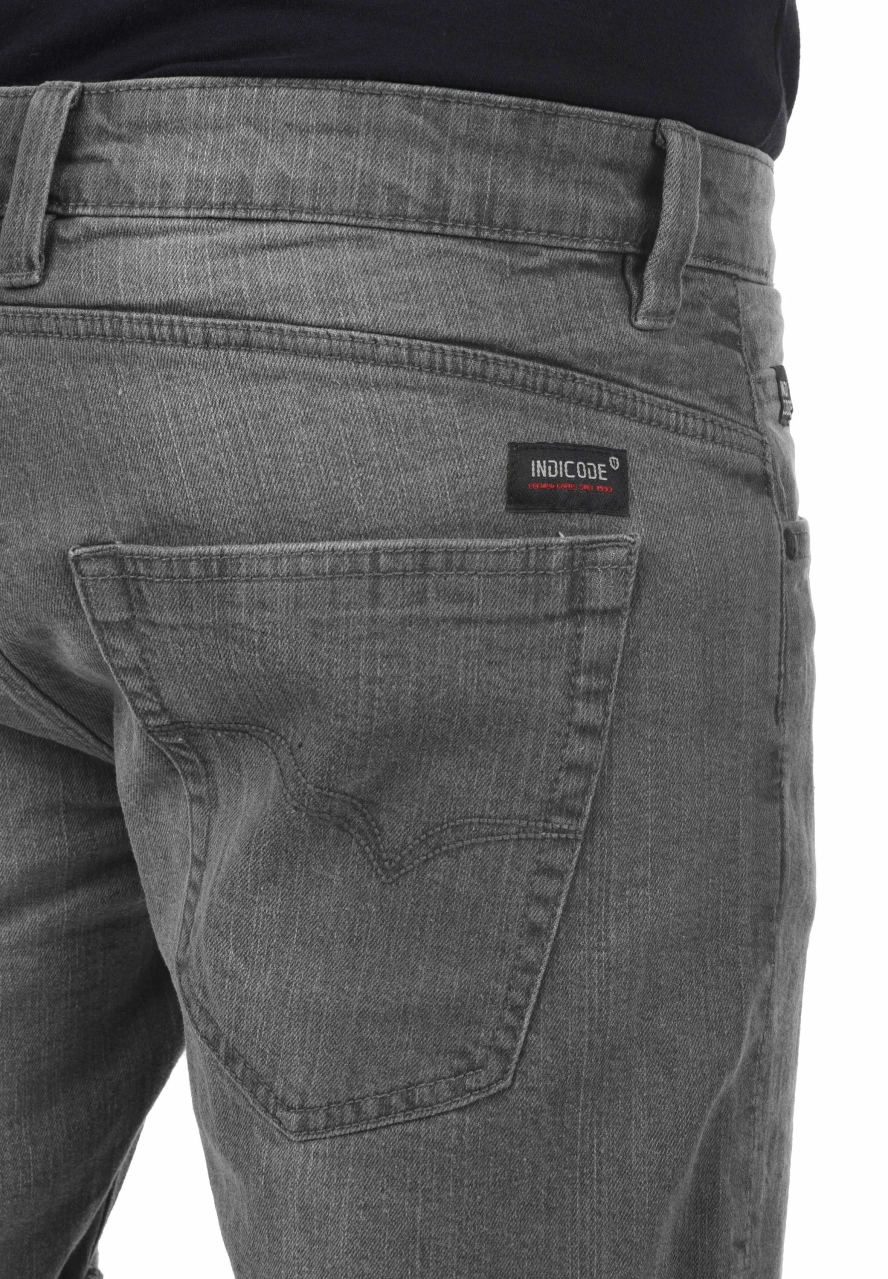 Indicode Jeans Idhallow - Shorts Vaqueros - Light Grey 6 Indicode Jeans Idhallow - Shorts Vaqueros - Light Grey - Imagen 6