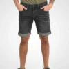 Indicode Jeans Idquentin - Shorts Vaqueros - Dark Grey