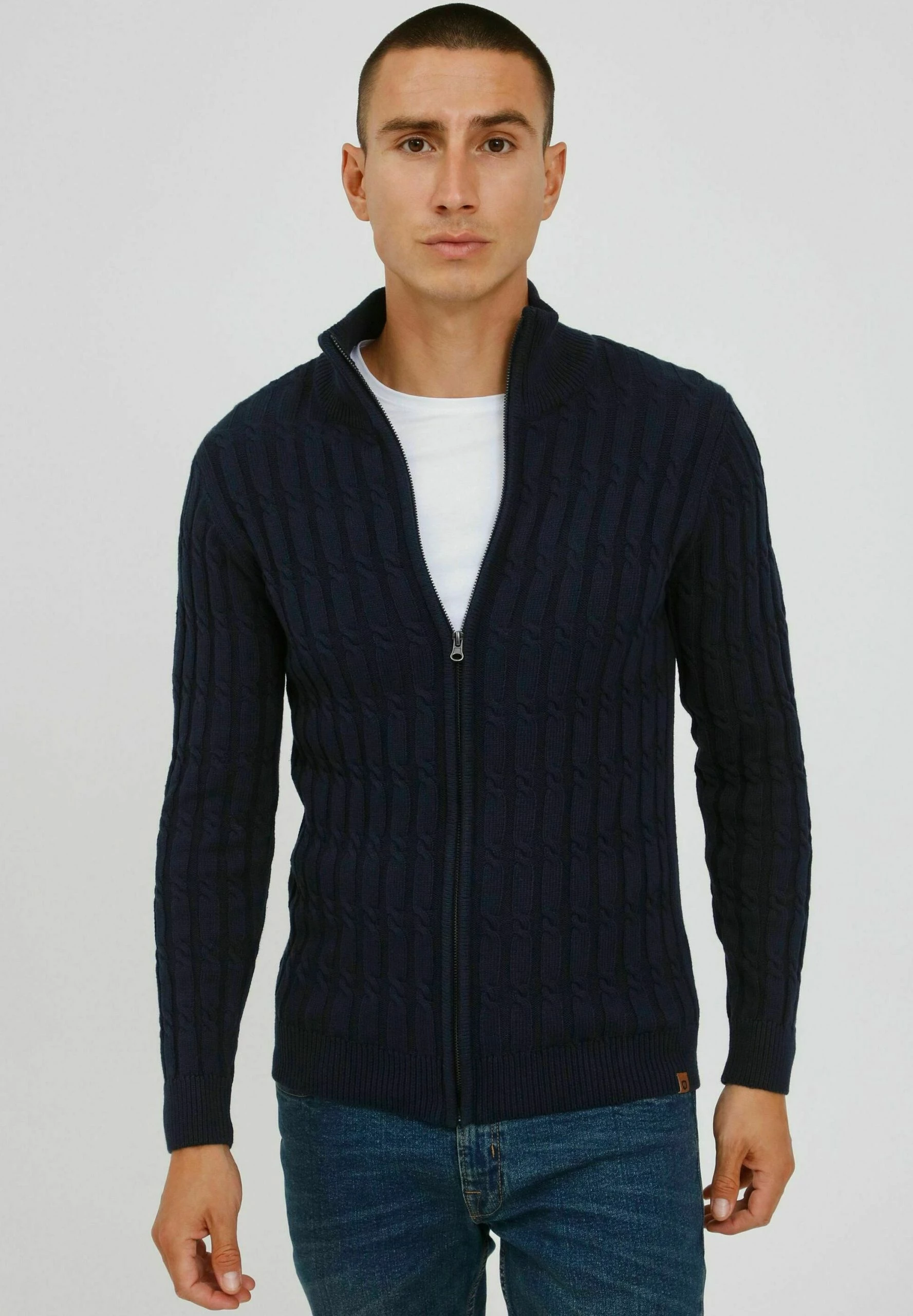 Indicode Jeans Paulomo - Chaqueta De Punto - Navy 1 Indicode Jeans Paulomo - Chaqueta De Punto - Navy