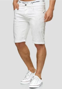 Indicode Jeans Cuba Caden - Shorts Vaqueros - Offwhite