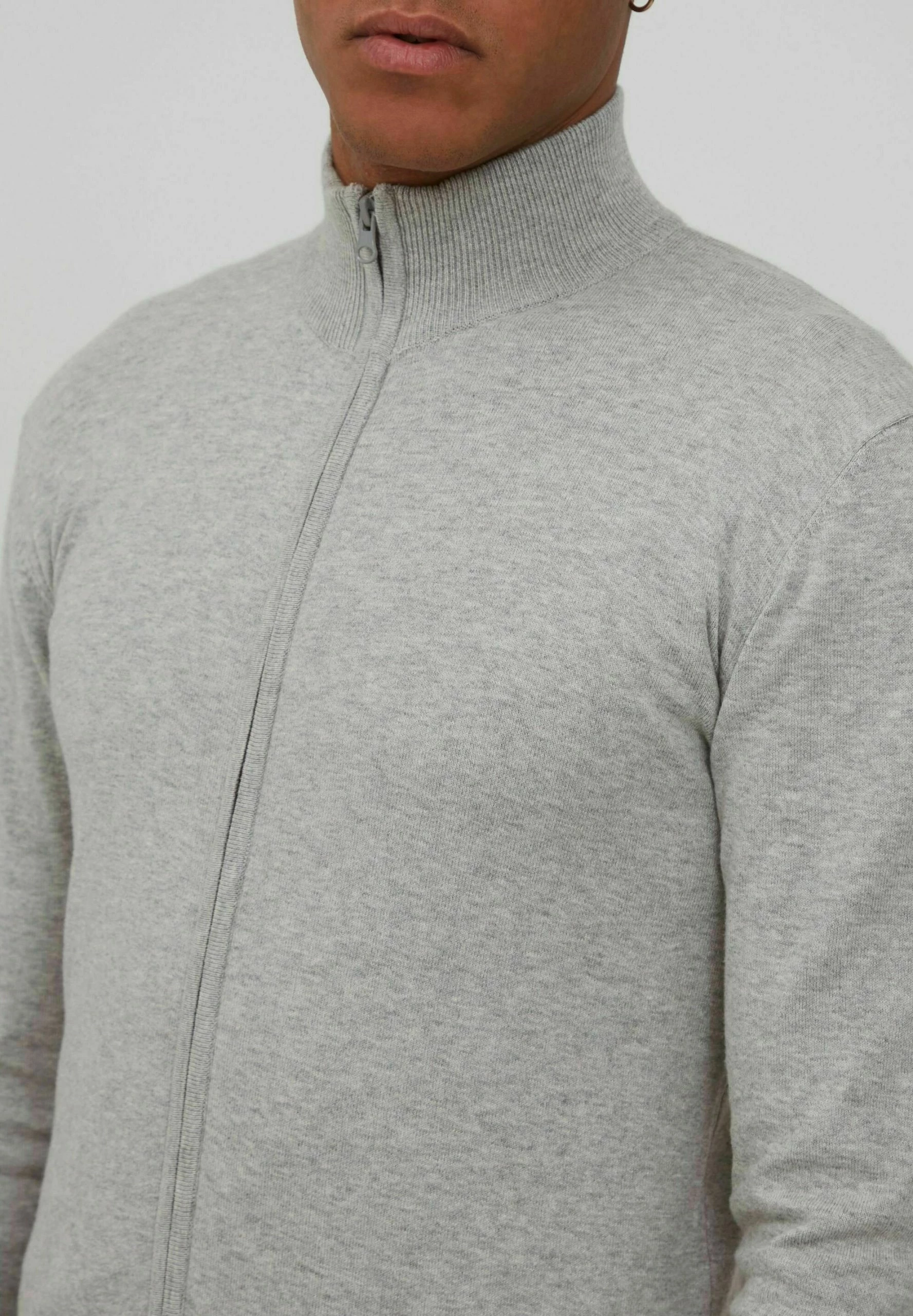 Indicode Jeans Idbadi - Chaqueta De Punto - Grey Mix 4 Indicode Jeans Idbadi - Chaqueta De Punto - Grey Mix - Imagen 4