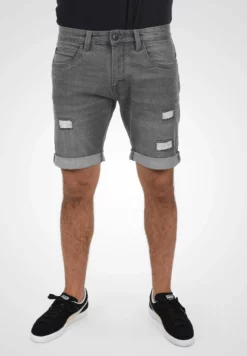 Indicode Jeans Idhallow - Shorts Vaqueros - Light Grey