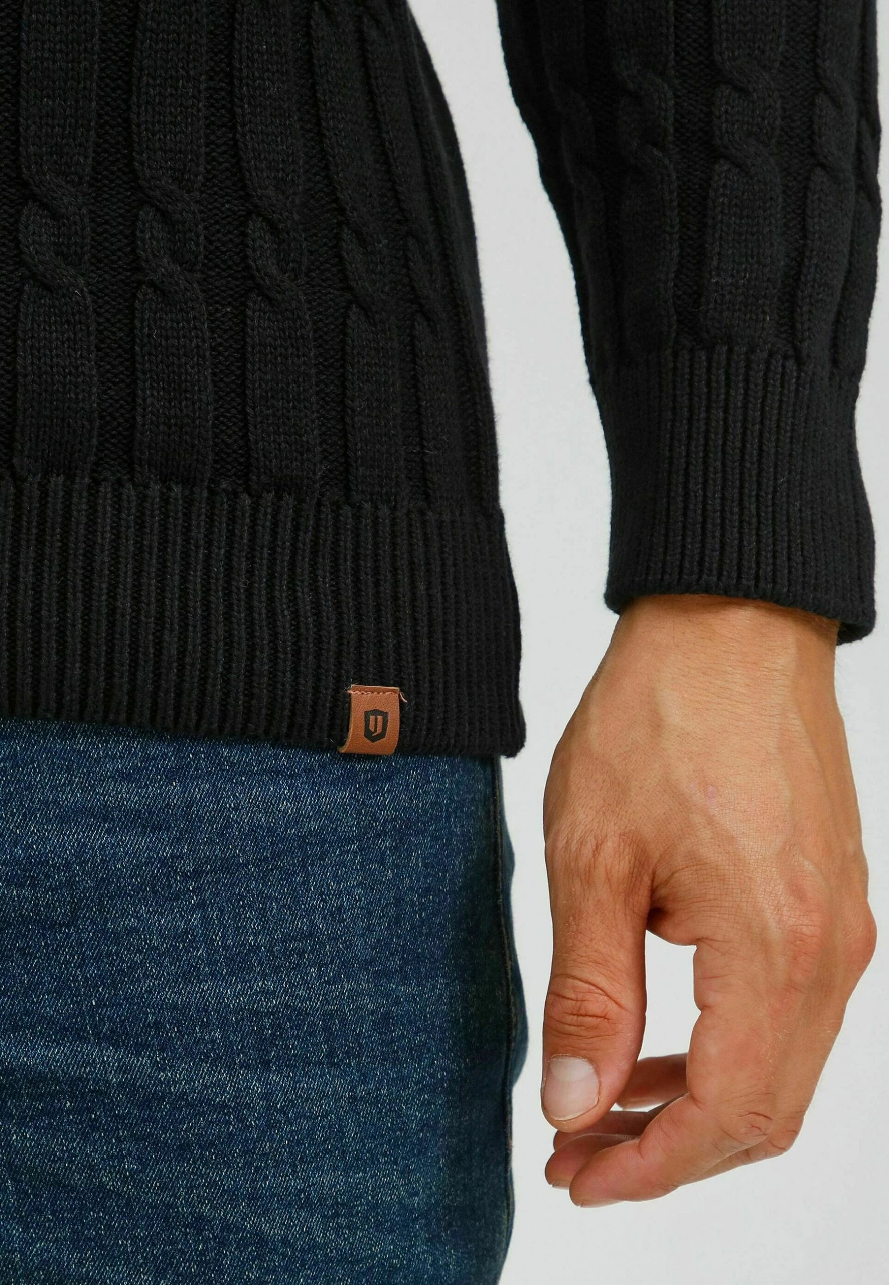 Indicode Jeans Idpauletta - Jersey De Punto - Black 4 Indicode Jeans Idpauletta - Jersey De Punto - Black - Imagen 4