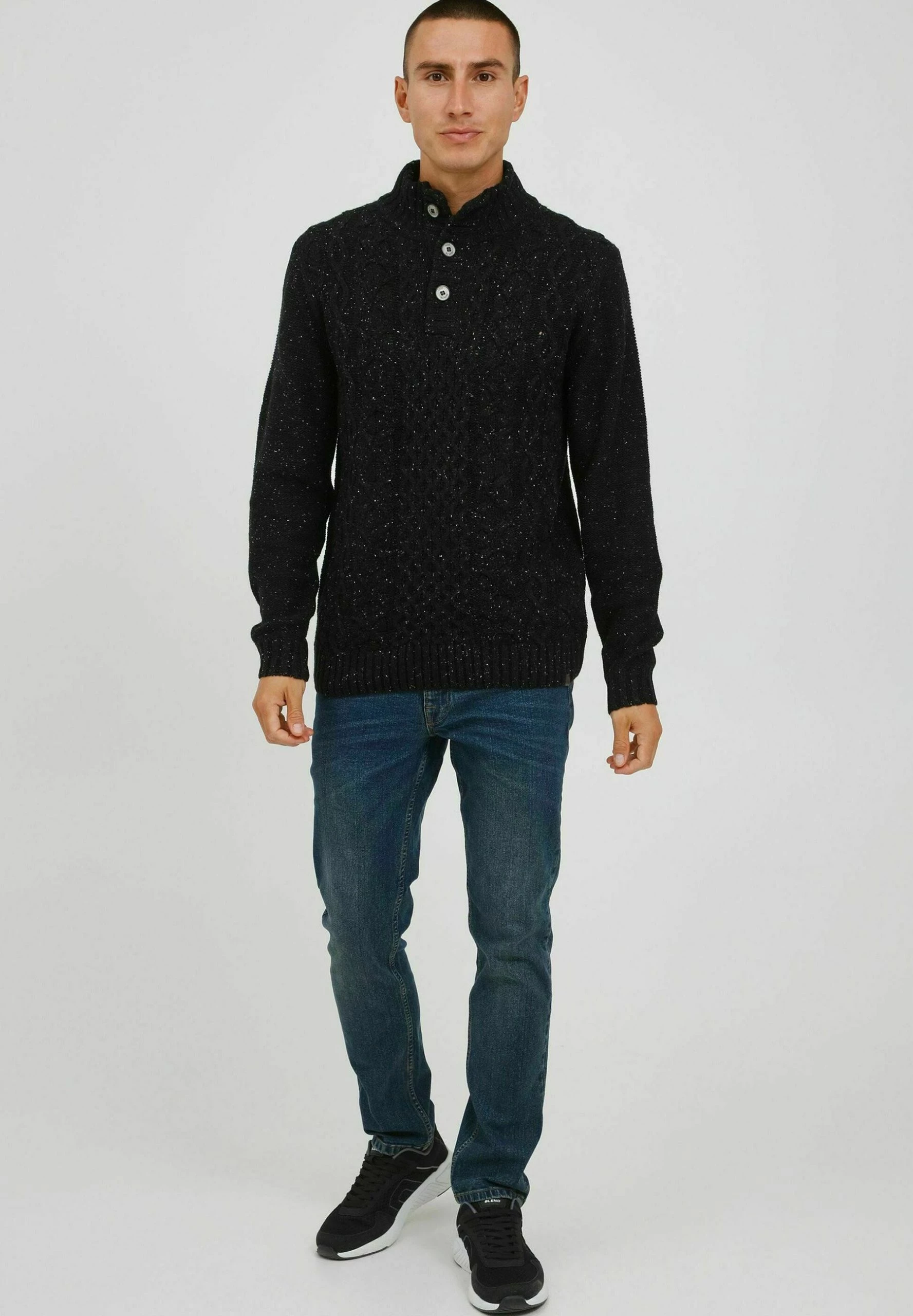 Indicode Jeans Idbenat - Jersey De Punto - Black 2 Indicode Jeans Idbenat - Jersey De Punto - Black - Imagen 2