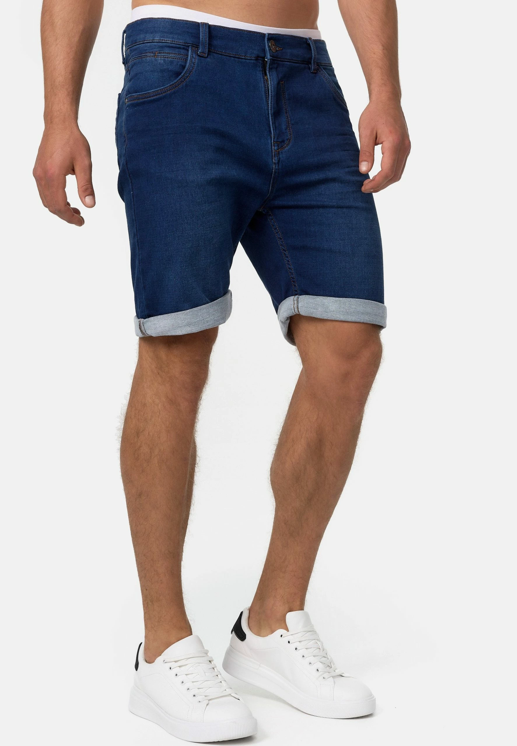 Indicode Jeans Lonar - Shorts Vaqueros - Blue 4 Indicode Jeans Lonar - Shorts Vaqueros - Blue - Imagen 4