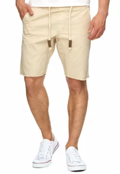Indicode Jeans Carver - Shorts Vaqueros - Beige -Indicode Jeans Comercio 34d95e3b2a6e44dca713fc67162ae3f8