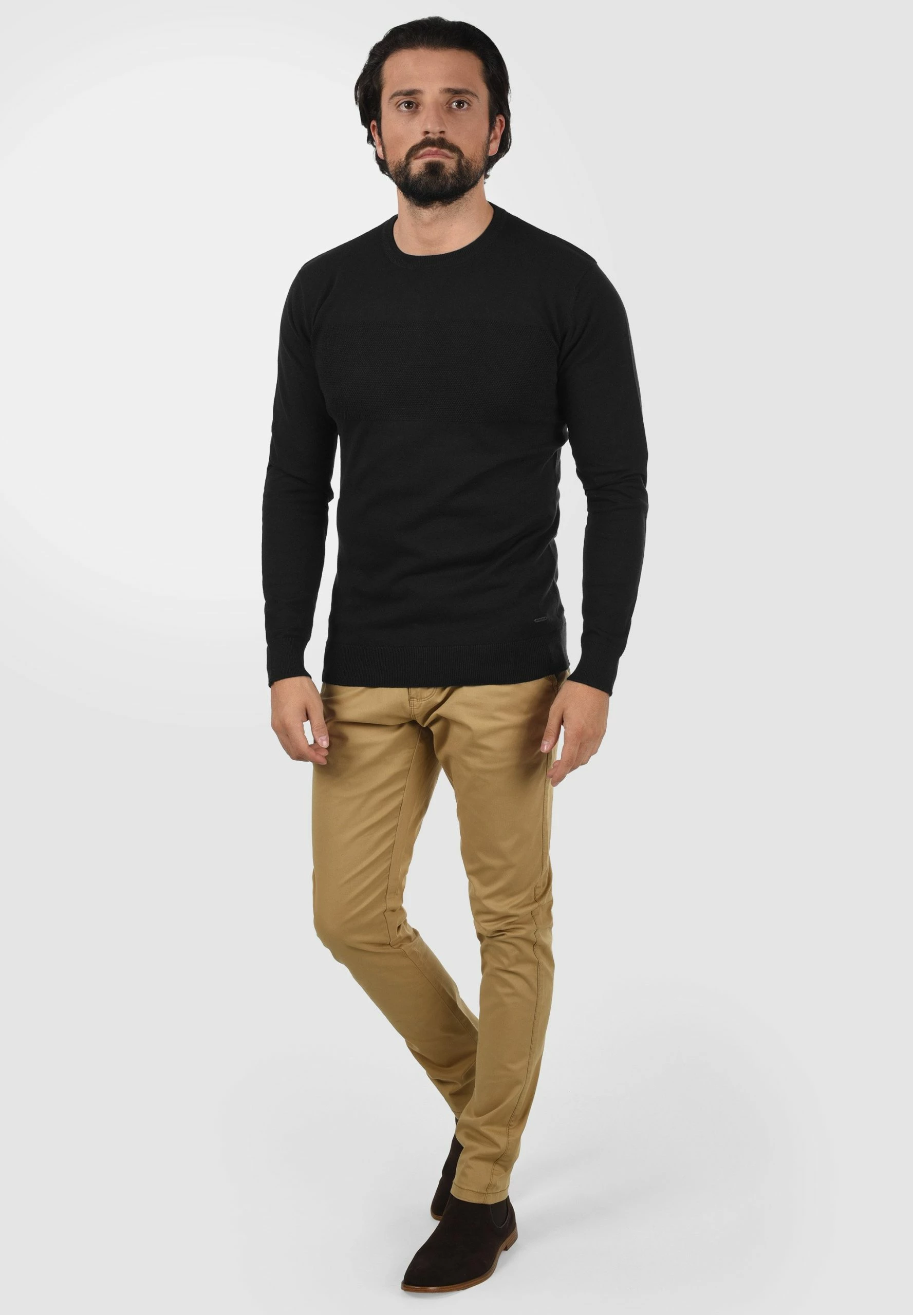 Indicode Jeans Idernesto - Jersey De Punto - Black 2 Indicode Jeans Idernesto - Jersey De Punto - Black - Imagen 2