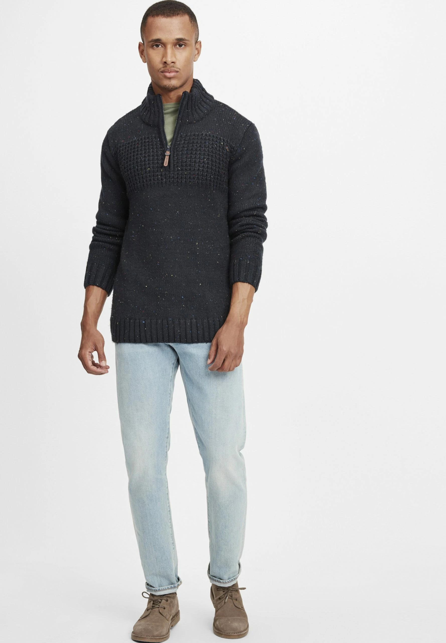 Indicode Jeans Idoslo - Jersey De Punto - Navy 2 Indicode Jeans Idoslo - Jersey De Punto - Navy - Imagen 2