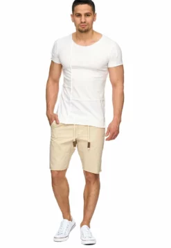 Indicode Jeans Carver - Shorts Vaqueros - Beige