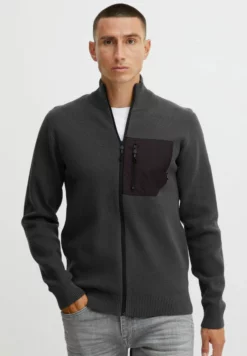 Indicode Jeans Idmedan - Chaqueta De Punto - Dk Grey