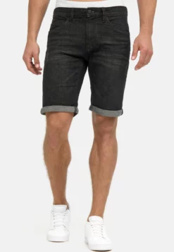 Indicode Jeans Cuba Caden - Shorts Vaqueros - Black