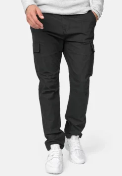 Indicode Jeans Pantalones Cargo - Black