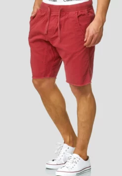 Indicode Jeans Carver - Shorts Vaqueros - Vermillion