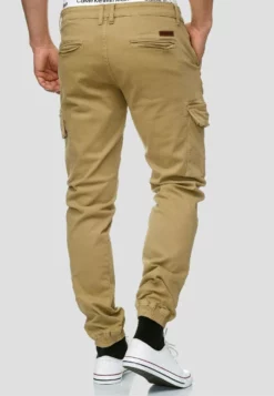 Indicode Jeans August - Pantalones Cargo - Light Brown -Indicode Jeans Comercio 4954d2922e924245836cd64cd971b0fc
