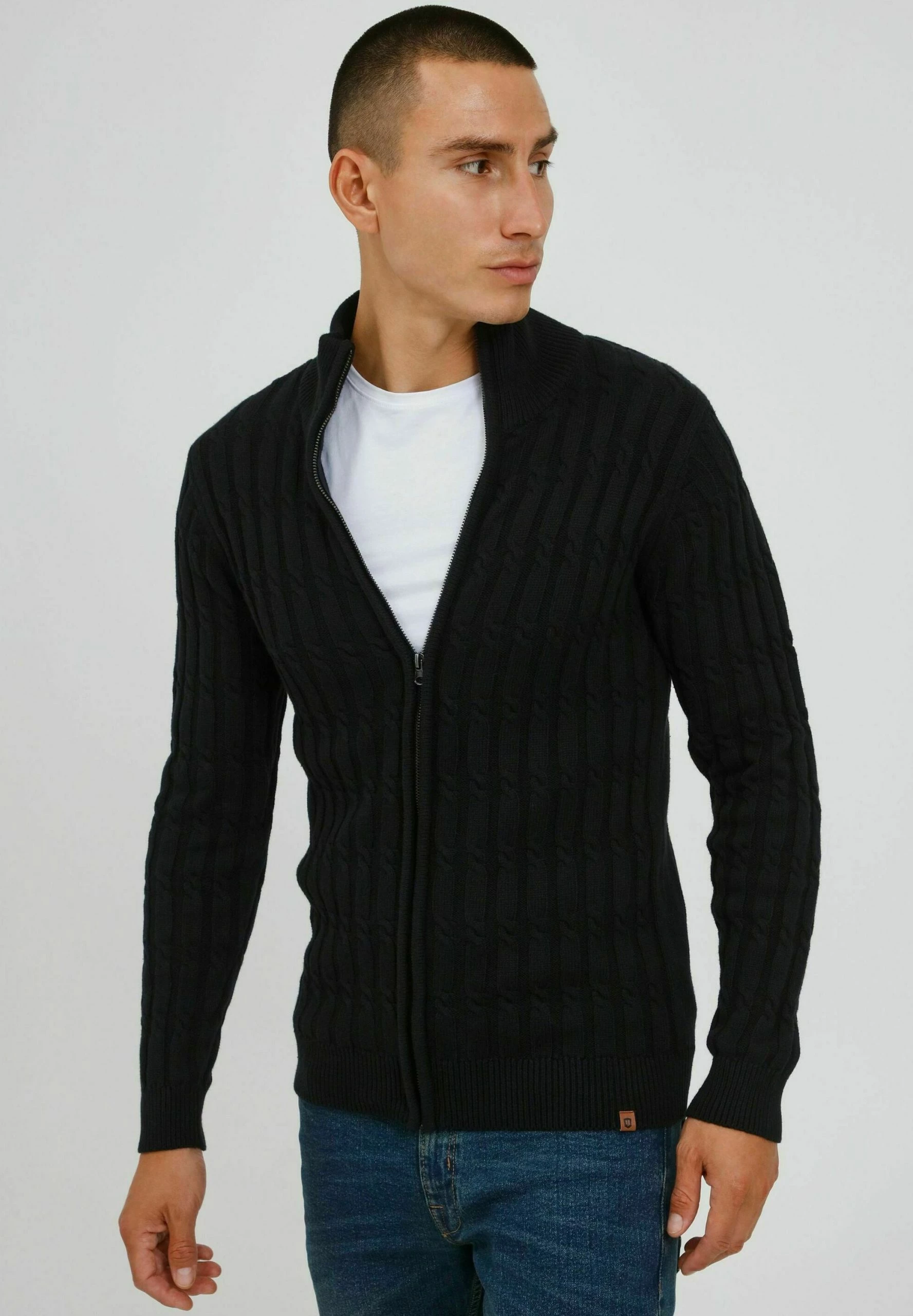 Indicode Jeans Paulomo - Chaqueta De Punto - Black 1 Indicode Jeans Paulomo - Chaqueta De Punto - Black