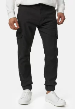 Indicode Jeans Booth - Pantalones Cargo - Black