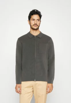 Indicode Jeans Inmuhlan - Chaqueta De Punto - Light Grey Mix