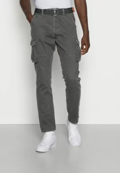 Indicode Jeans William - Pantalones Cargo - Raven