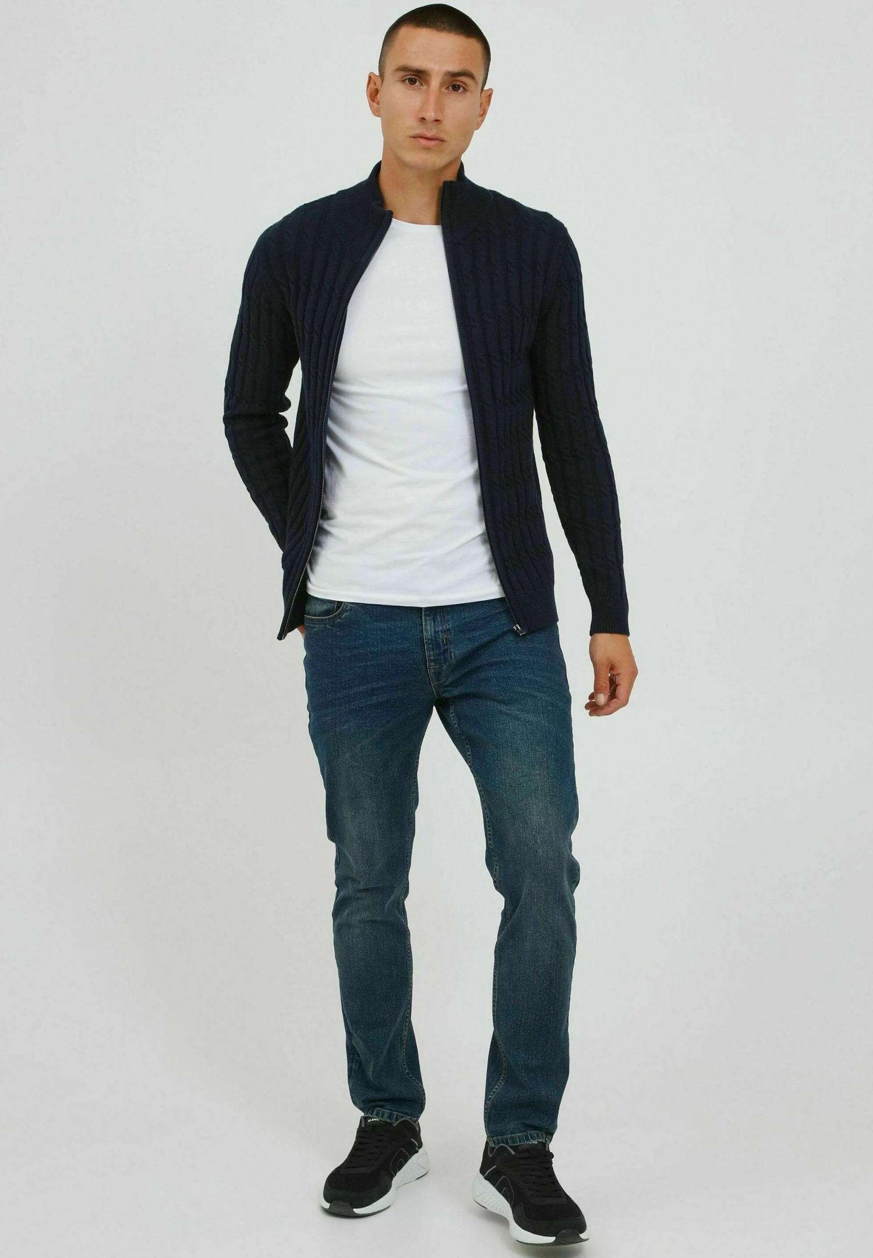 Indicode Jeans Paulomo - Chaqueta De Punto - Navy 2 Indicode Jeans Paulomo - Chaqueta De Punto - Navy - Imagen 2