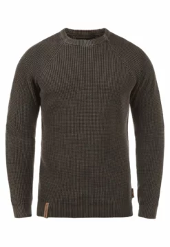 Indicode Jeans Idrockford - Jersey De Punto - Dark Brown -Indicode Jeans Comercio 625ebcd359944dcca45934453721437e