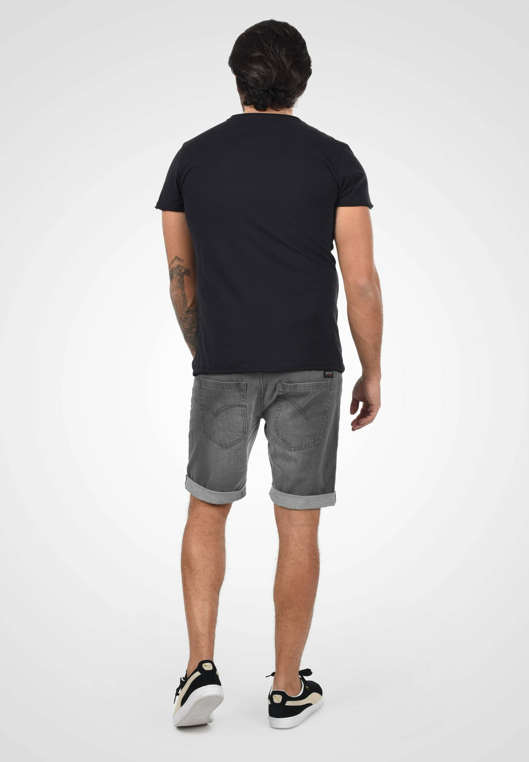 Indicode Jeans Idhallow - Shorts Vaqueros - Light Grey 3 Indicode Jeans Idhallow - Shorts Vaqueros - Light Grey - Imagen 3
