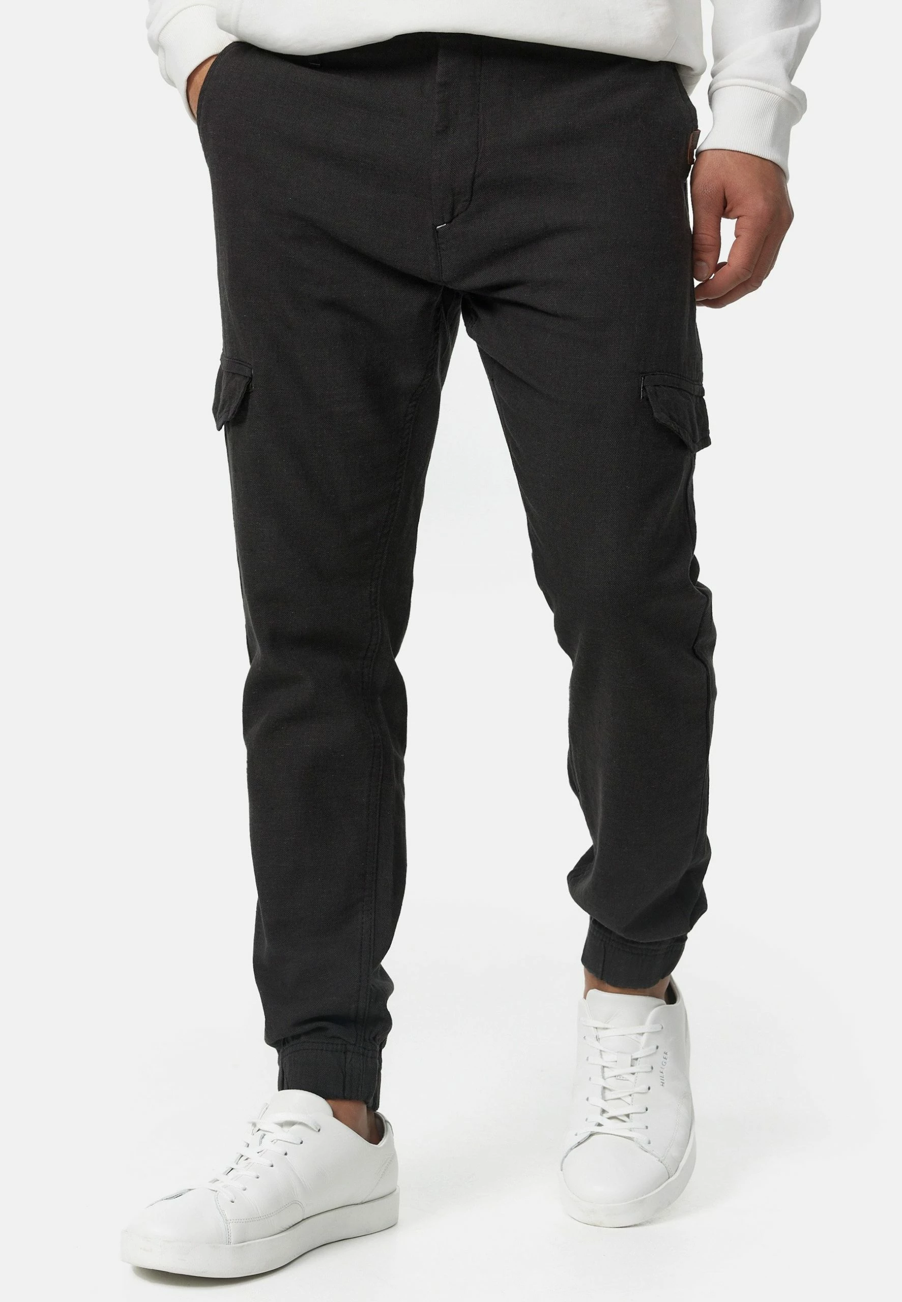 Indicode Jeans Booth - Pantalones Cargo - Black 4 Indicode Jeans Booth - Pantalones Cargo - Black - Imagen 4