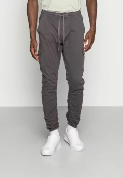 Indicode Jeans Lakeland - Pantalones Cargo - Dark Grey