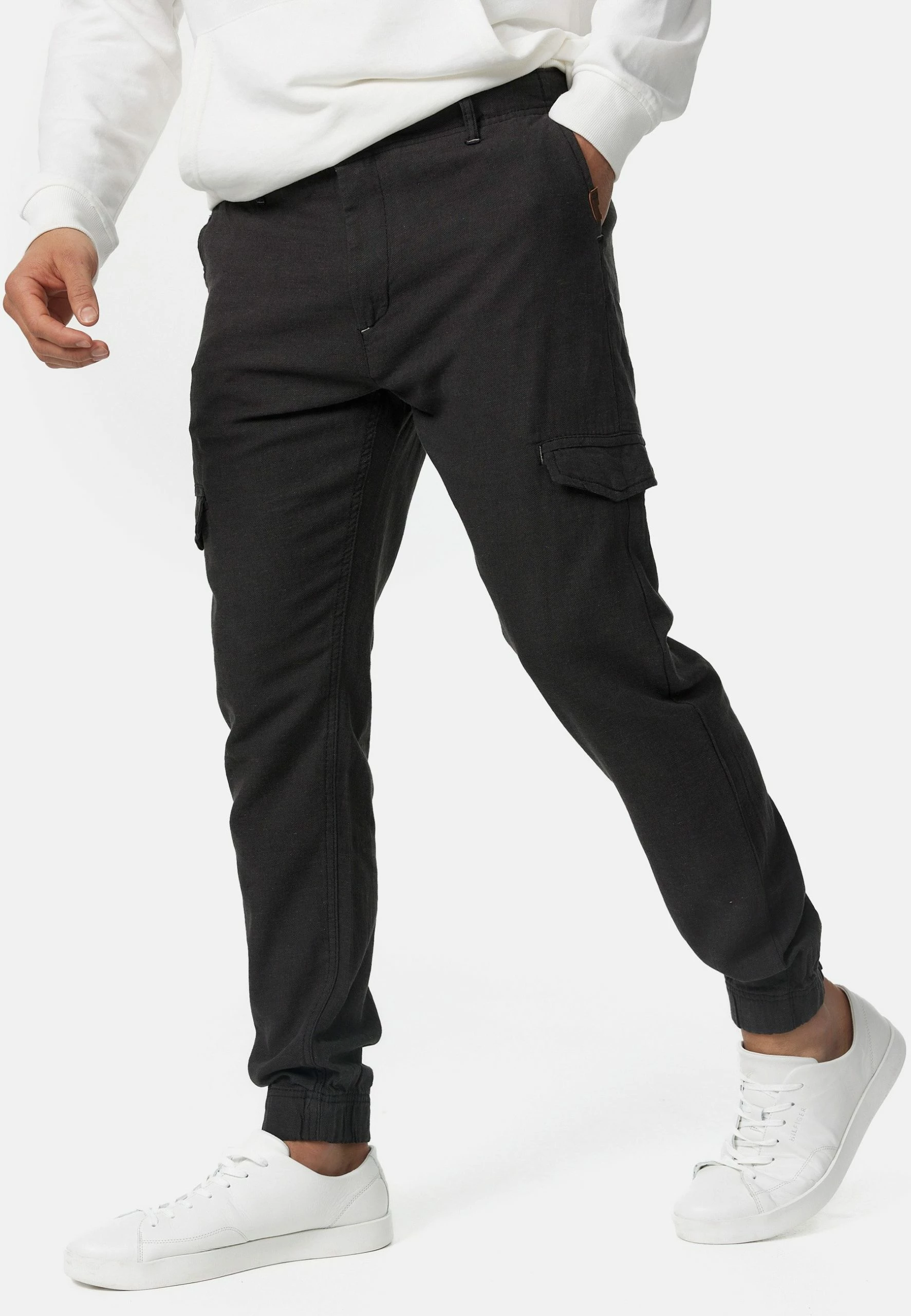 Indicode Jeans Booth - Pantalones Cargo - Black 5 Indicode Jeans Booth - Pantalones Cargo - Black - Imagen 5