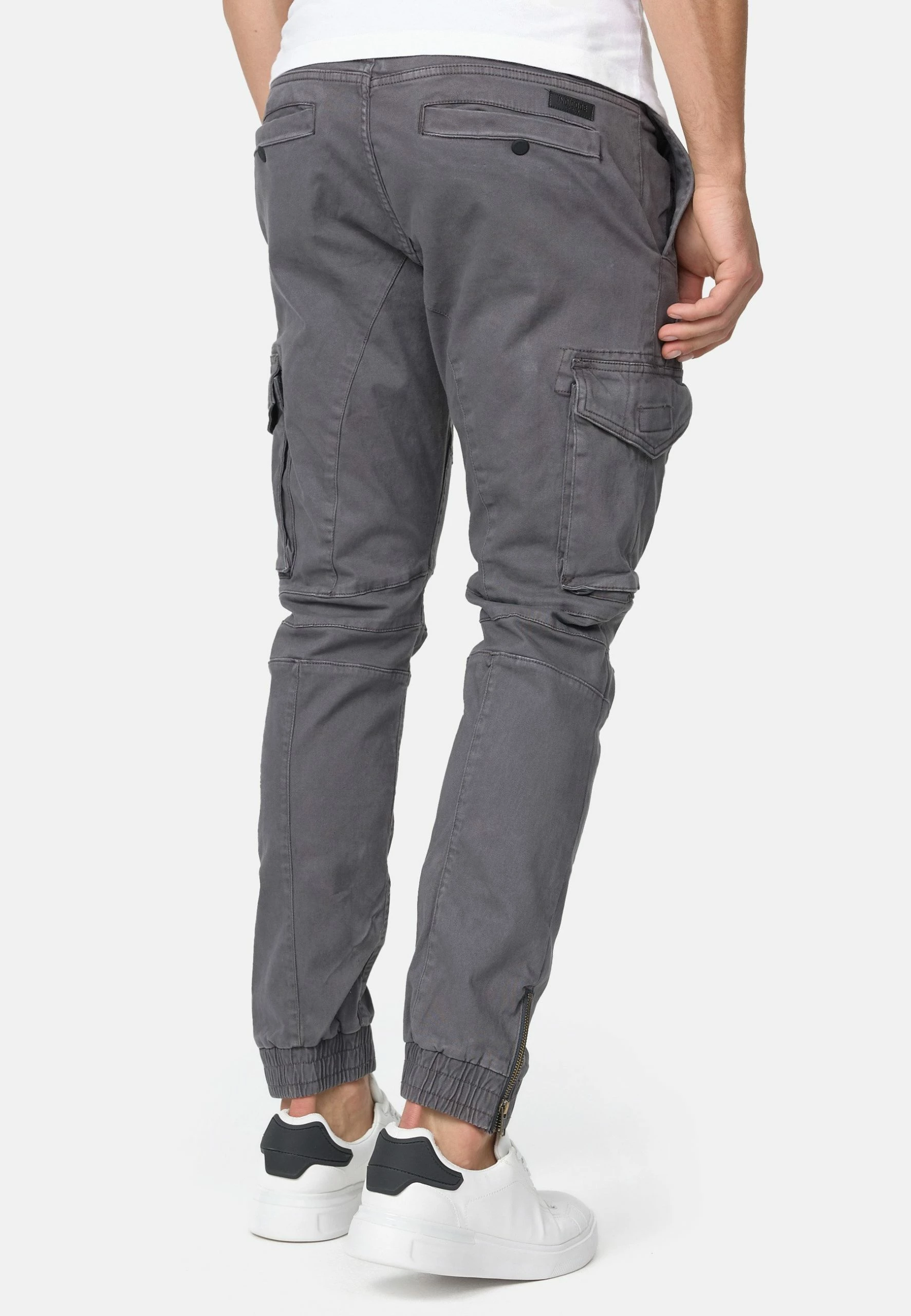 Indicode Jeans Alex - Pantalones Cargo - Dark Grey 3 Indicode Jeans Alex - Pantalones Cargo - Dark Grey - Imagen 3