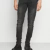 Indicode Jeans Patton - Vaqueros Pitillo - Vintage Black