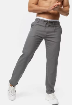 Indicode Jeans Inclio - Pantalones - Pewter -Indicode Jeans Comercio 8452f1dc024b433296fcab0a7c2ae959