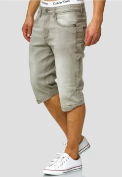 Indicode Jeans Shorts Vaqueros - Light Grey