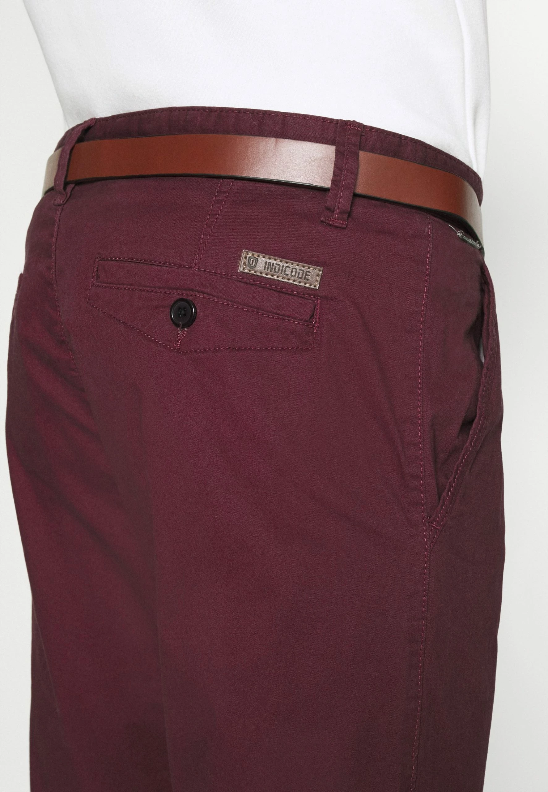 Indicode Jeans Gover - Pantalones Chinos - Zinfandel 4 Indicode Jeans Gover - Pantalones Chinos - Zinfandel - Imagen 4