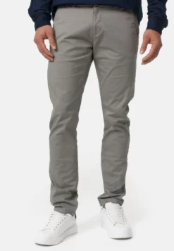 Indicode Jeans Cherry - Pantalones Chinos - Light Grey