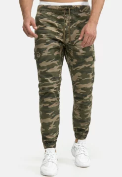 Indicode Jeans Levi - Pantalones Cargo - Dired Camouflage