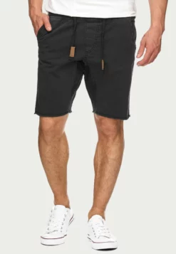 Indicode Jeans Carver - Shorts Vaqueros - Black