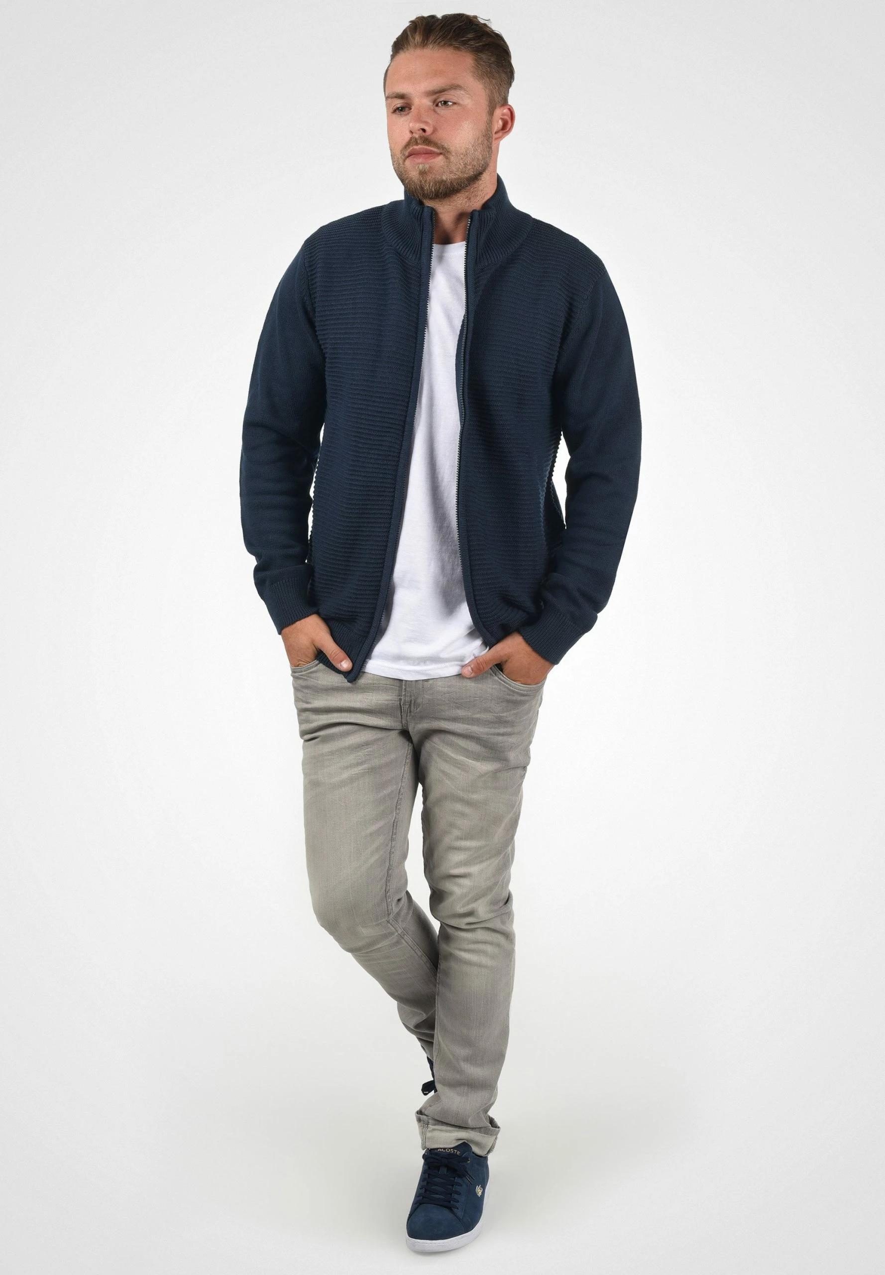 Indicode Jeans Rickert - Chaqueta De Punto - Navy 2 Indicode Jeans Rickert - Chaqueta De Punto - Navy - Imagen 2