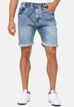 Indicode Jeans Kadin- Shorts Vaqueros - Blue