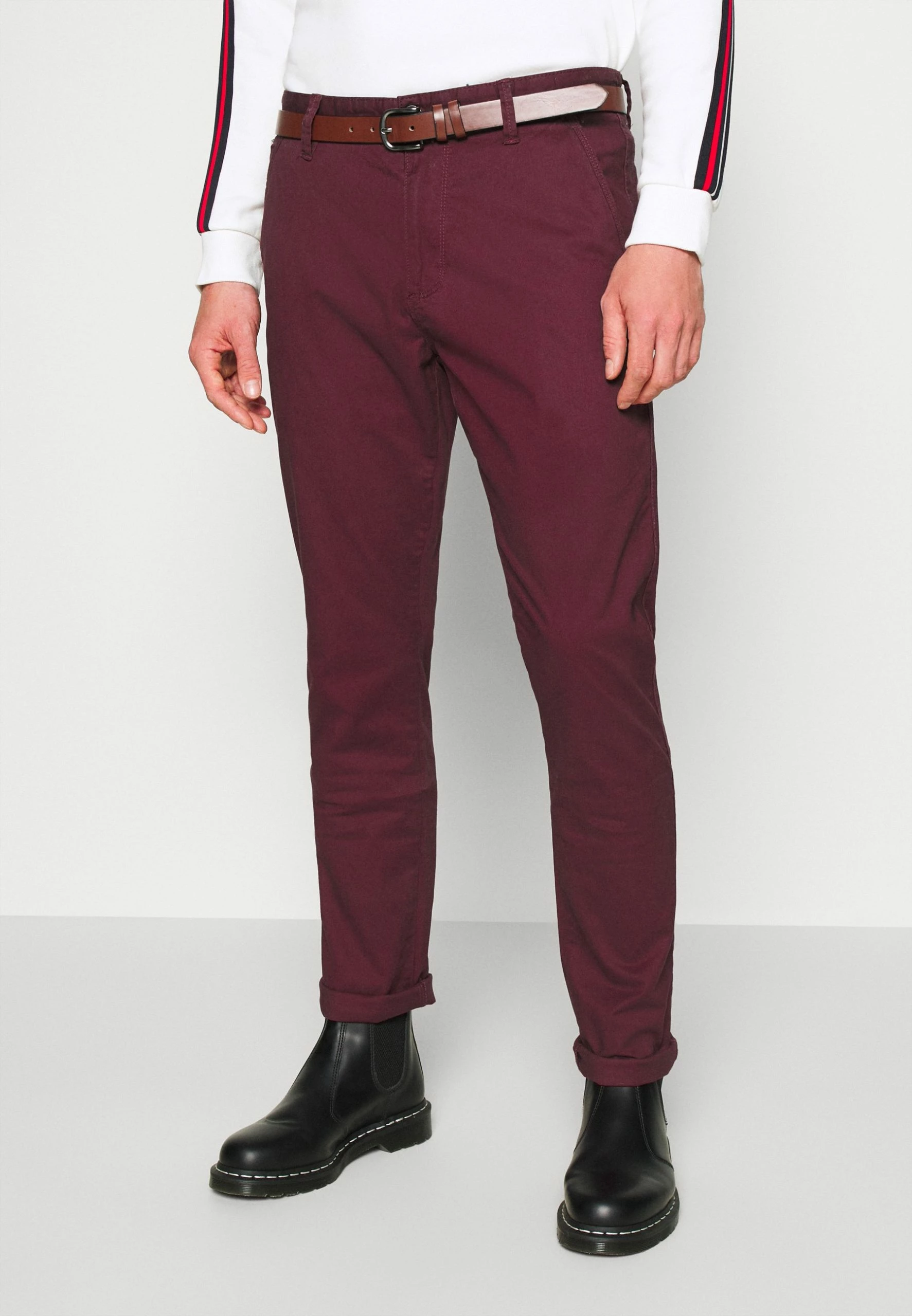 Indicode Jeans Gover - Pantalones Chinos - Zinfandel 1 Indicode Jeans Gover - Pantalones Chinos - Zinfandel