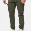 Indicode Jeans Alex - Pantalones Cargo - Dark Green