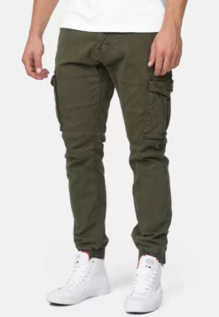 Indicode Jeans Alex - Pantalones Cargo - Dark Green