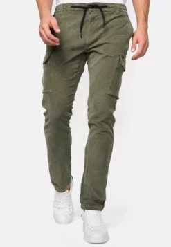 Indicode Jeans Montgomery - Pantalones Cargo - Army