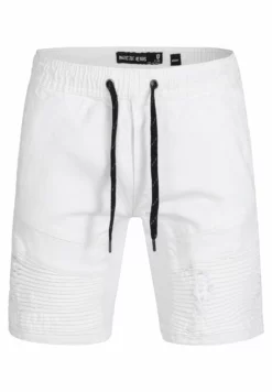 Indicode Jeans Mit Elastisc - Shorts Vaqueros - Off White -Indicode Jeans Comercio d0fb9997bb764bee974f5e83b72514c3