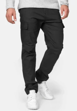 Indicode Jeans Pantalones Cargo - Black -Indicode Jeans Comercio d48a3200ba4f4222804810ab35c129cb scaled
