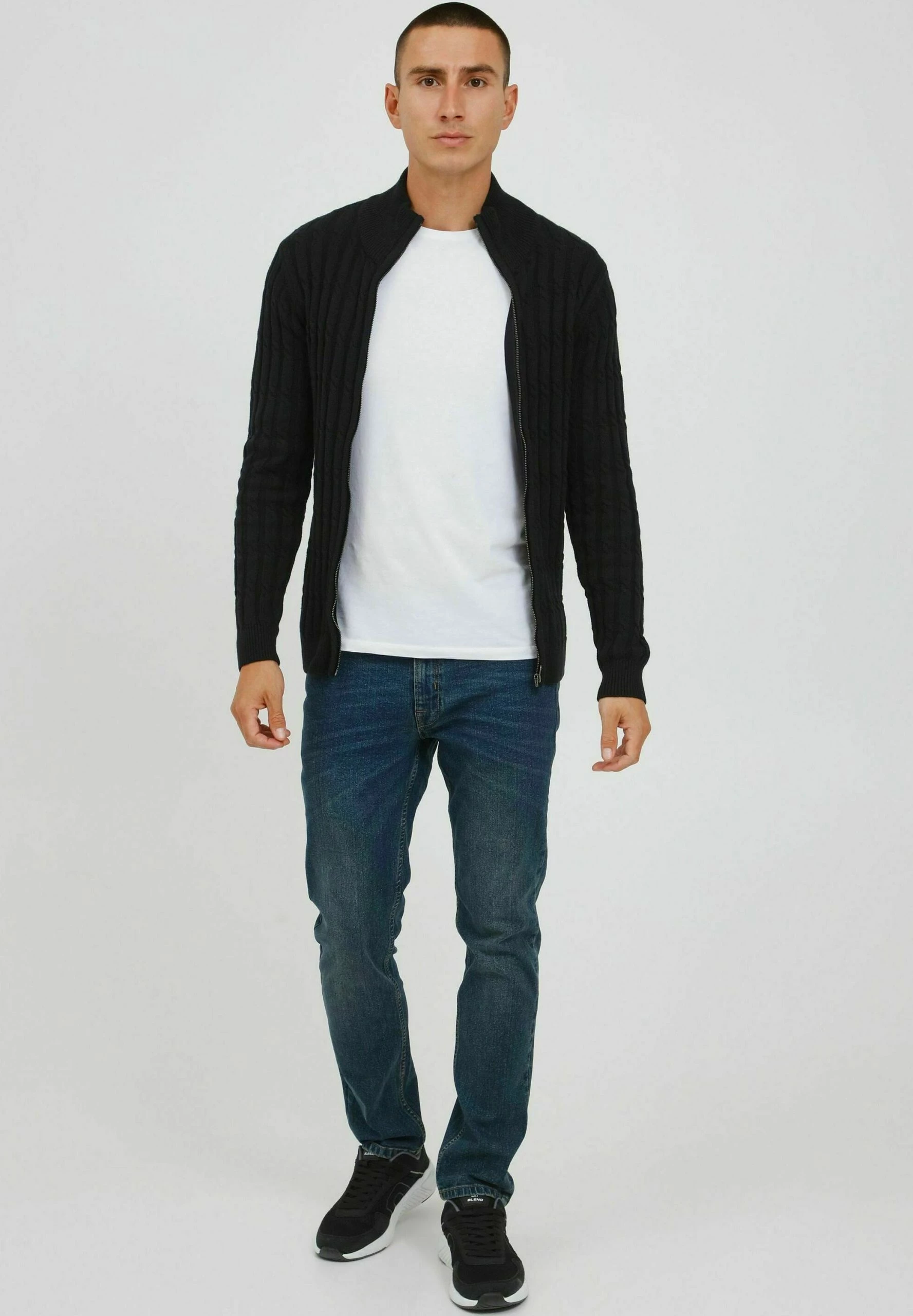 Indicode Jeans Paulomo - Chaqueta De Punto - Black 2 Indicode Jeans Paulomo - Chaqueta De Punto - Black - Imagen 2